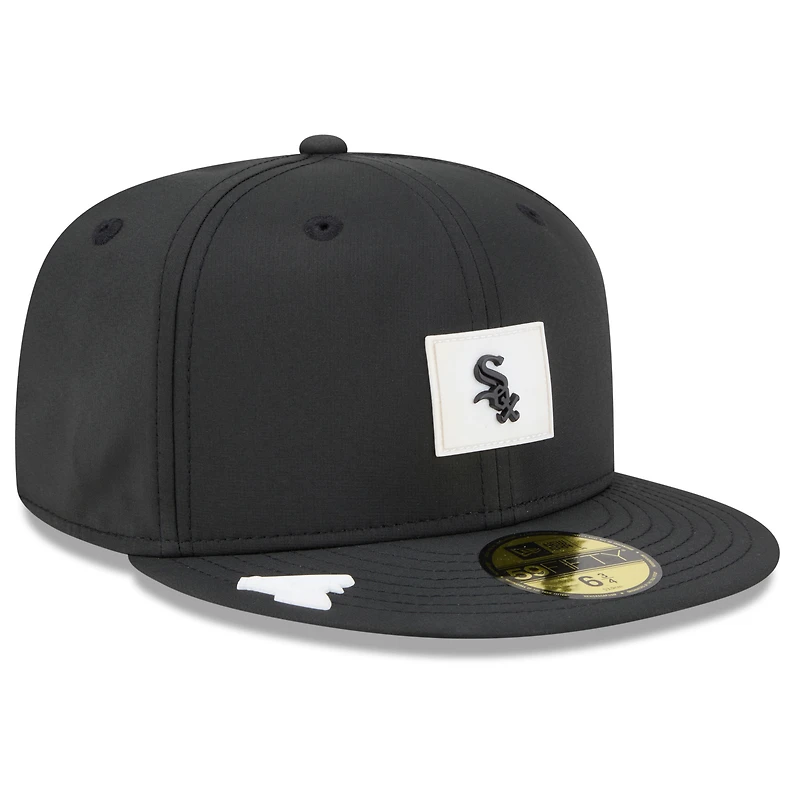 Casquette ajustée New Era noire pour homme Chicago White Sox 2026 Clubhouse 59FIFTY