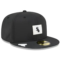 Casquette ajustée New Era noire pour homme Chicago White Sox 2026 Clubhouse 59FIFTY