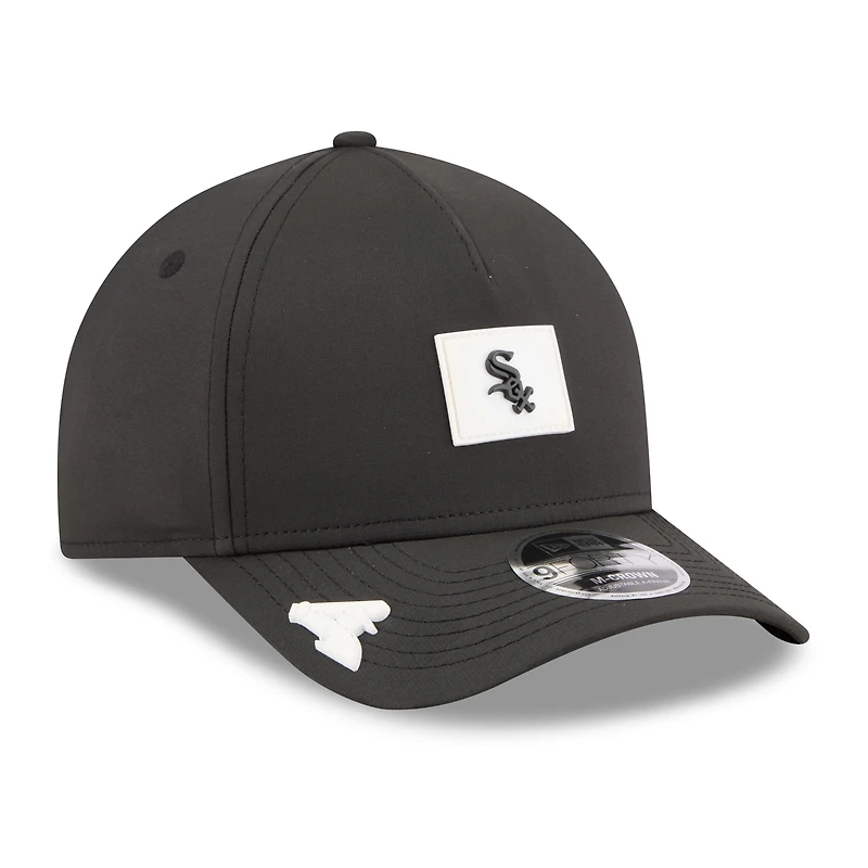 Men's New Era  Black Chicago White Sox 2026 Clubhouse 9FORTY A-Frame Adjustable Hat