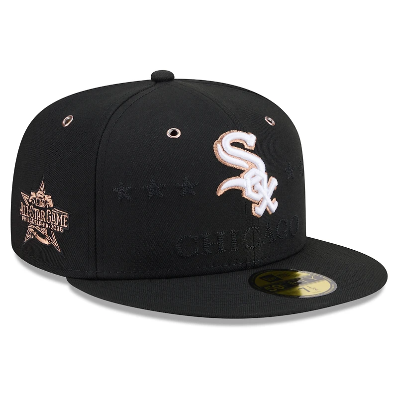 Men's New Era Black Chicago White Sox 2026 MLB All-Star Game 59FIFTY Fitted Hat
