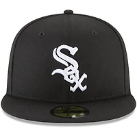 Men's New Era Black Chicago White Sox 59FIFTY Fitted Hat