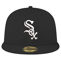 Men's New Era Black Chicago White Sox 59FIFTY Trucker Fitted Hat
