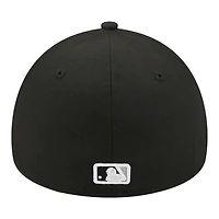 Casquette ajustée New Era noire pour homme Chicago White Sox, modèle A-Frame 59FORTY
