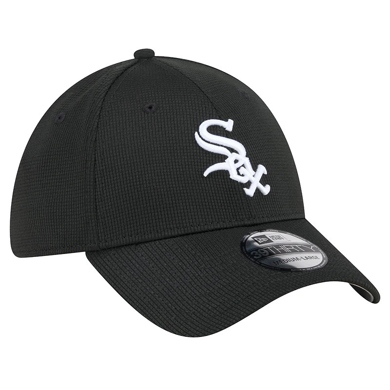 Casquette flexible Active Pivot 39THIRTY New Era pour hommes, noire, Chicago White Sox