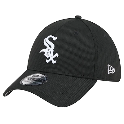 Men's New Era Black Chicago White Sox Active Pivot 39THIRTY Flex Hat