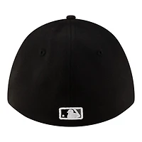 Casquette New Era noire pour homme, réplique alternative des Chicago White Sox, modèle 39THIRTY M-Crown Flex