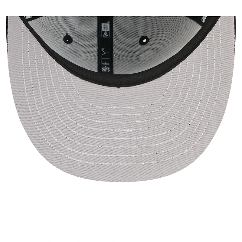 Men's New Era Black Chicago White Sox Americana Bald Eagle Pre-Curved 59FIFTY Fitted Hat