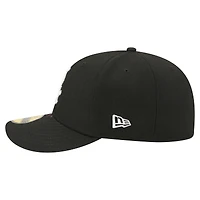Men's New Era Black Chicago White Sox Americana Bald Eagle Pre-Curved 59FIFTY Fitted Hat