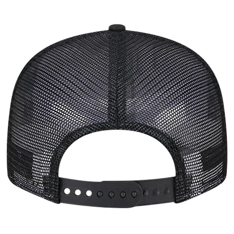 Men's New Era Black Chicago White Sox Bikini Bottom Trucker 9FIFTY Snapback Hat