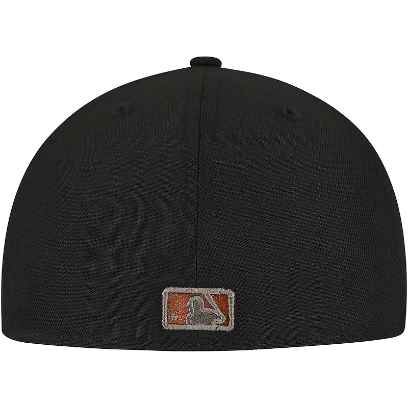Men's New Era Black Chicago White Sox Dune Gradient Side Patch 59FIFTY Fitted Hat