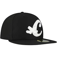 Men's New Era Black Chicago White Sox  Duo Logo 2.0 59FIFTY Fitted Hat