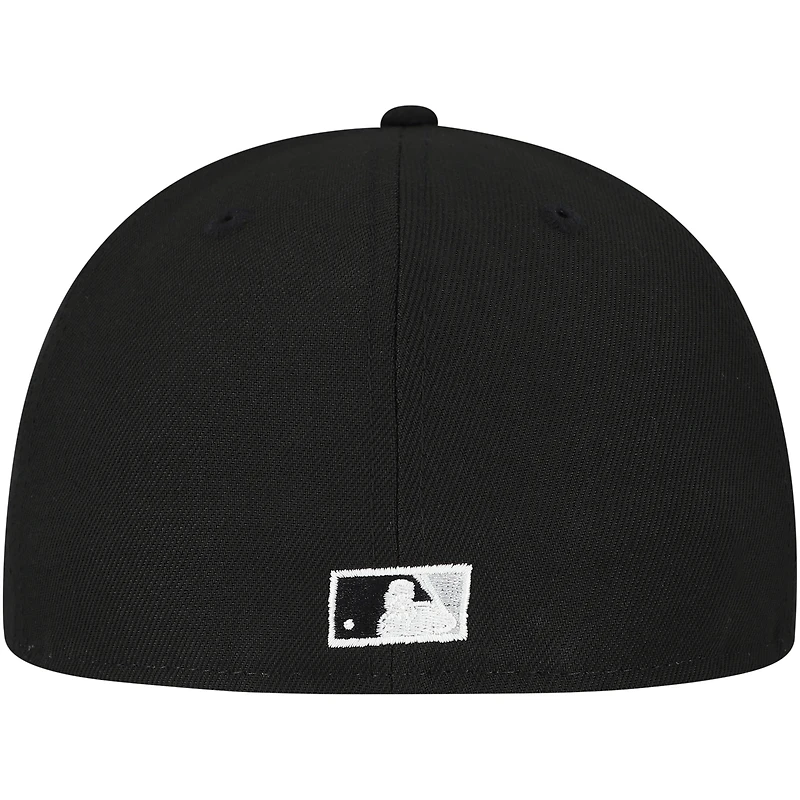 Men's New Era Black Chicago White Sox  Duo Logo 2.0 59FIFTY Fitted Hat