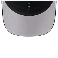 Casquette extensible à bouton-pression New Era noire pour homme, motif drapeau des White Sox de Chicago, modèle 9SEVENTY