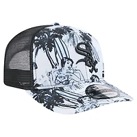 Casquette ajustable Hula Trucker 9SEVENTY noire des Chicago White Sox pour homme de New Era