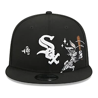 Casquette snapback New Era 9FIFTY noire pour homme, Chicago White Sox