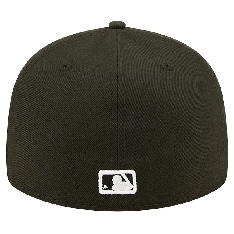 Casquette ajustée 59FIFTY Low Profile des Chicago White Sox New Era pour hommes, noire