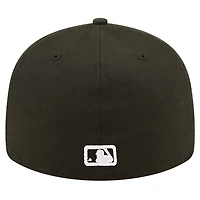 Casquette ajustée 59FIFTY Low Profile des Chicago White Sox New Era pour hommes, noire