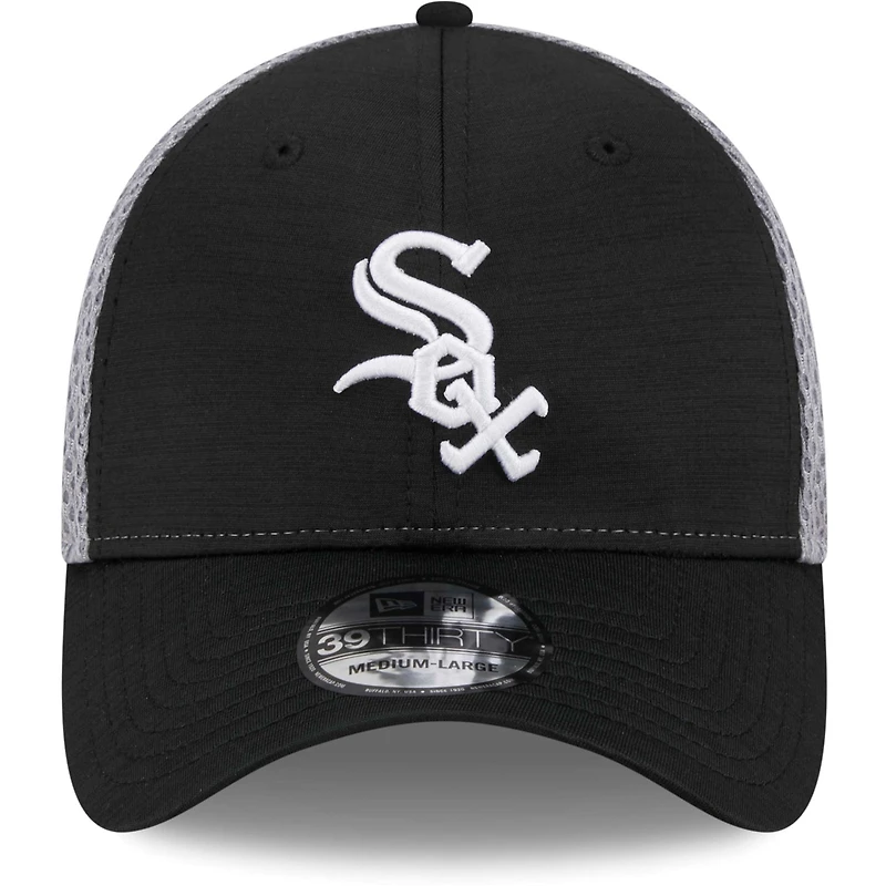 Casquette Flex Neo 39THIRTY Chicago White Sox New Era pour hommes, noire