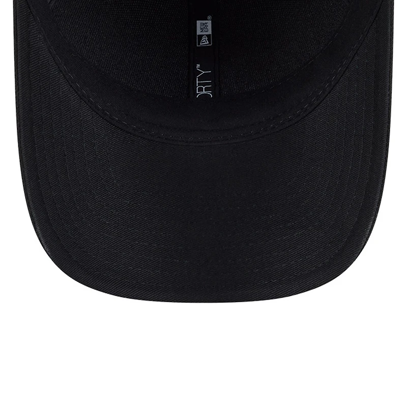 Casquette ajustable New Era noire pour homme Chicago White Sox Player Replica 9FORTY