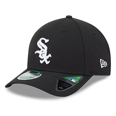 Men's New Era  Black Chicago White Sox Player Replica 9FORTY Adjustable Hat