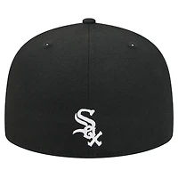 Casquette ajustée Ransom 59FIFTY Chicago White Sox noire New Era pour homme