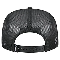 Casquette de golf ajustable New Era noire Chicago White Sox Retro Satin pour homme