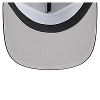 Men's New Era Black Chicago White Sox Retro Satin Script Golfer Adjustable Hat