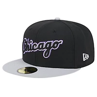 Casquette ajustée 59FIFTY New Era pour homme, noir, Chicago White Sox Retro Spring Training