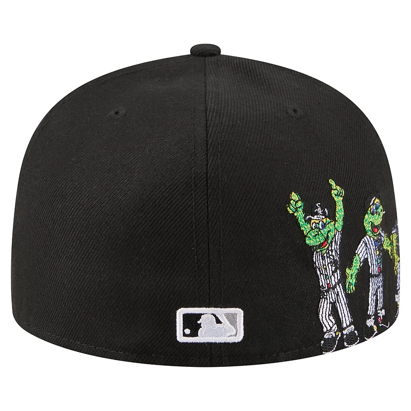 Casquette ajustée New Era 59FIFTY noire pour homme