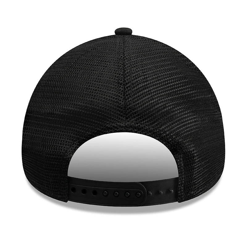 Casquette trucker New Era noire pour homme, logo Chicago White Sox, style A-Frame