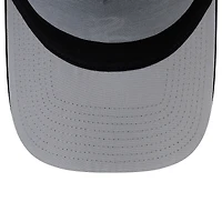 Men's New Era Black Chicago White Sox Side Script 9FORTY A-Frame Trucker Adjustable Hat