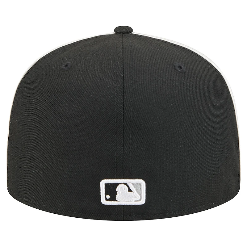 Casquette ajustée 59FIFTY noire des Chicago White Sox pour homme New Era