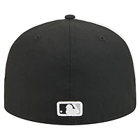 Casquette ajustée 59FIFTY noire des Chicago White Sox pour homme New Era