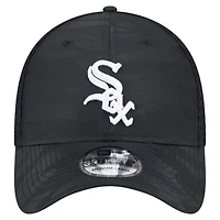 Men's New Era Black Chicago White Sox Subtle Camo 39THIRTY Flex Hat