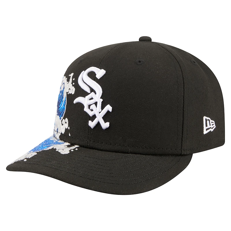 Men's New Era Black Chicago White Sox Surf 59FIFTY Fitted Hat