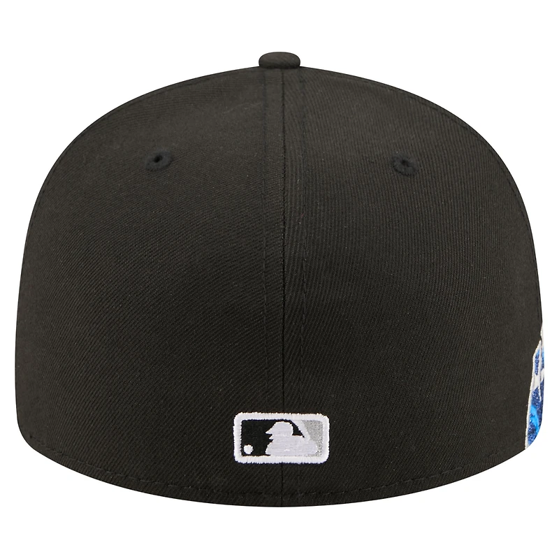 Men's New Era Black Chicago White Sox Surf 59FIFTY Fitted Hat