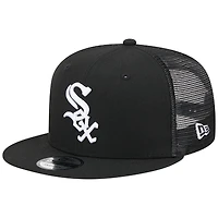 Men's New Era Navy Chicago White Sox Cooperstown Collection Team Color Trucker 9FIFTY Snapback Hat