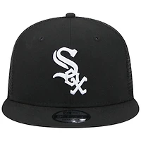 Casquette New Era Chicago White Sox Cooperstown Collection Team Color Trucker 9FIFTY Snapback pour homme