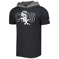 T-shirt à capuche noir Chicago White Sox Team New Era pour homme