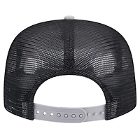 Men's New Era Black Chicago White Sox Throwback Meshback Golfer Hat