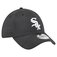 Casquette New Era 39THIRTY Flex noire à motif camouflage ton sur pour homme, Chicago White Sox