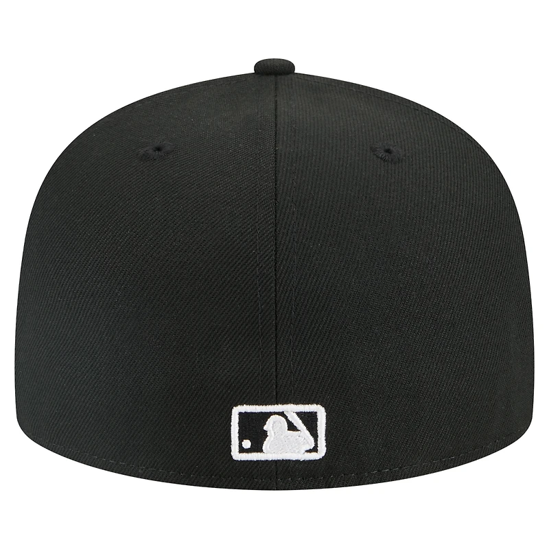 Men's New Era Black Chicago White Sox Tri-Hit 59FIFTY Fitted Hat