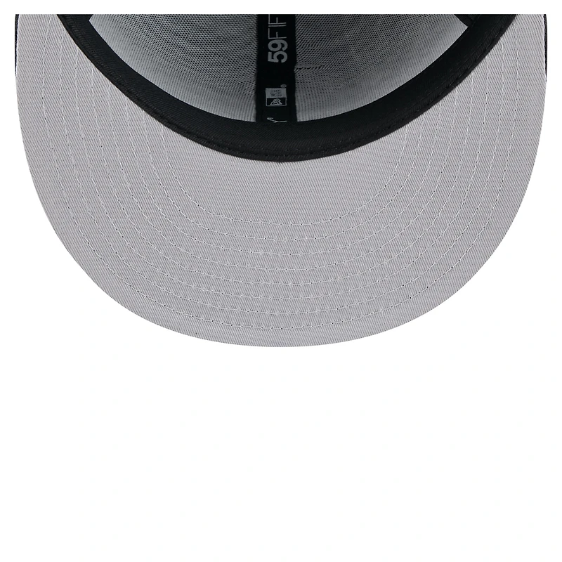 Casquette ajustée 59FIFTY noire des Chicago White Sox pour homme de New Era