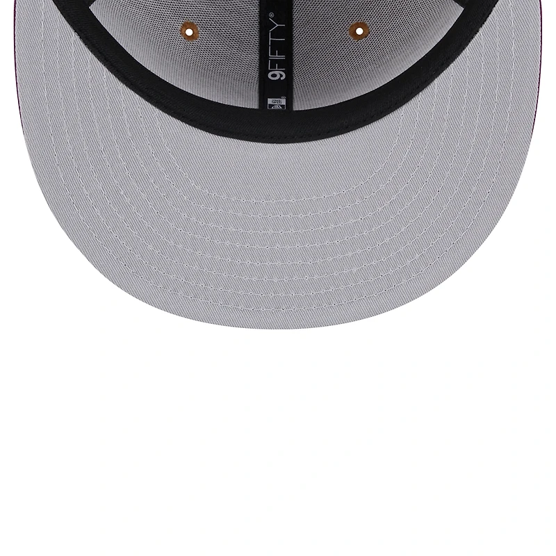 Men's New Era Brown/Purple Chicago White Sox Color Pack Two-Tone 9FIFTY Snapback Hat