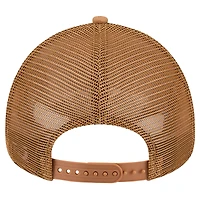 Men's New Era Brown Chicago White Sox A-Frame Trucker 9FORTY Adjustable Hat