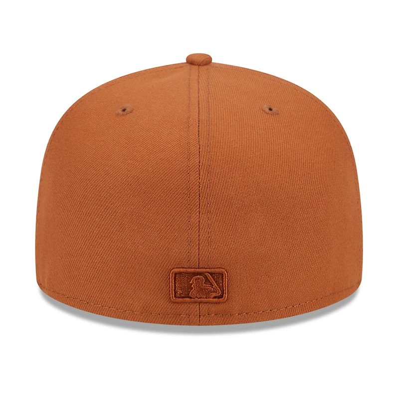 Casquette ajustée 59FIFTY marron New Era pour hommes des Chicago White Sox Spring Color