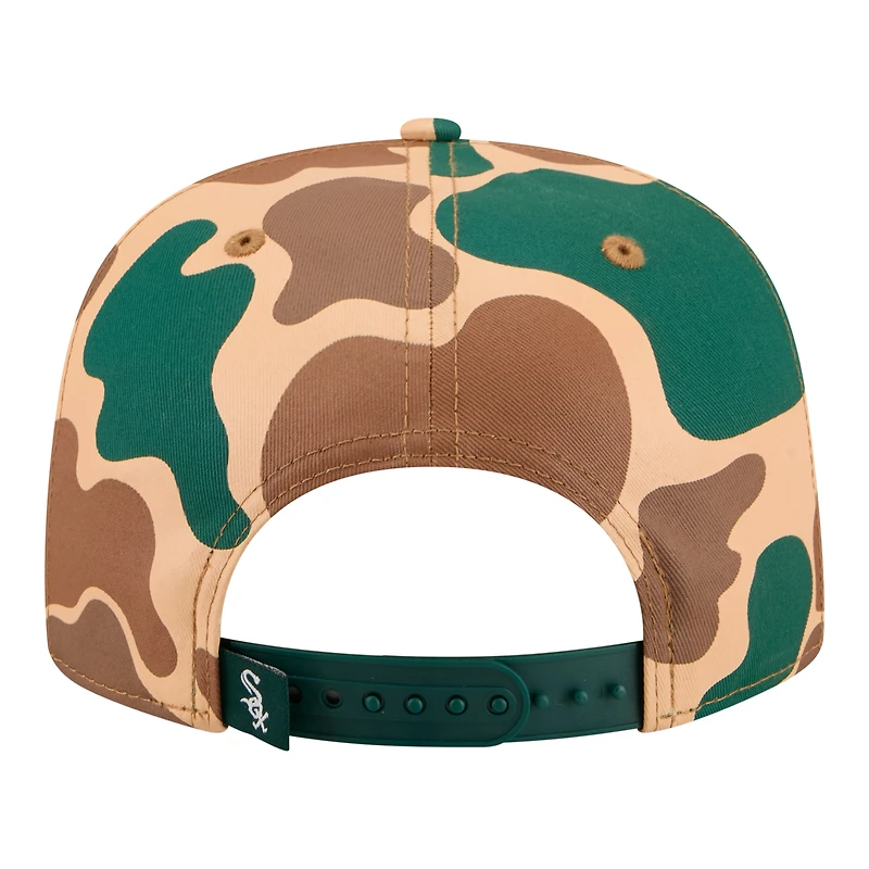 Casquette ajustable New Era camouflage Chicago White Sox Duck 19TWENTY pour homme