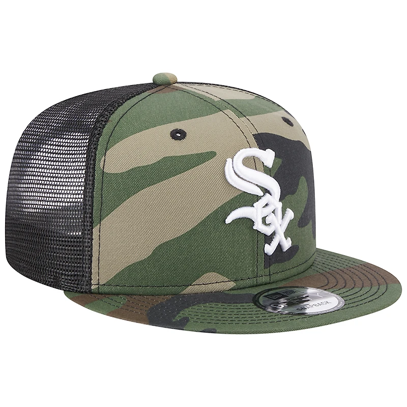 Casquette Snapback 9FIFTY Trucker Chicago White Sox New Era pour homme