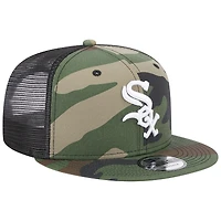 Casquette Snapback 9FIFTY Trucker Chicago White Sox New Era pour homme