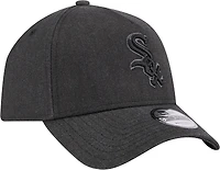 Men's New Era Charcoal Chicago White Sox Logo Essentials 9FORTY A-Frame Adjustable Hat